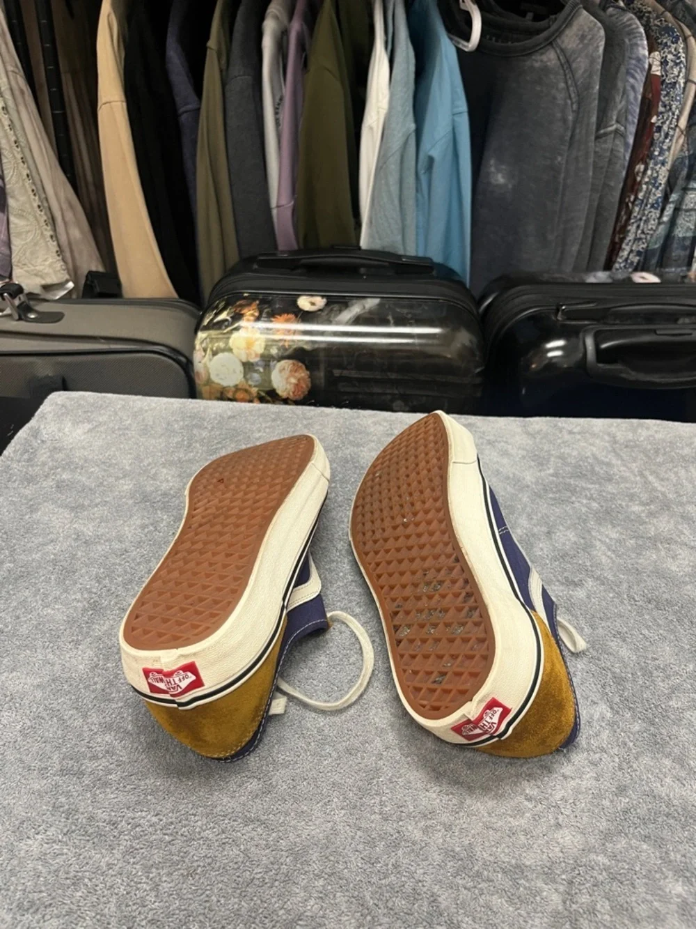Vans Deacon 36 Purple and Brown EUC